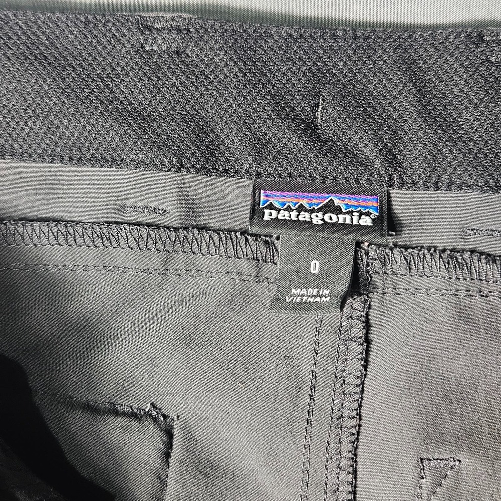 Patagonia Womens Hiking Pants Size 0 Gray Stretch Ankle Drawcord Zip Pockets